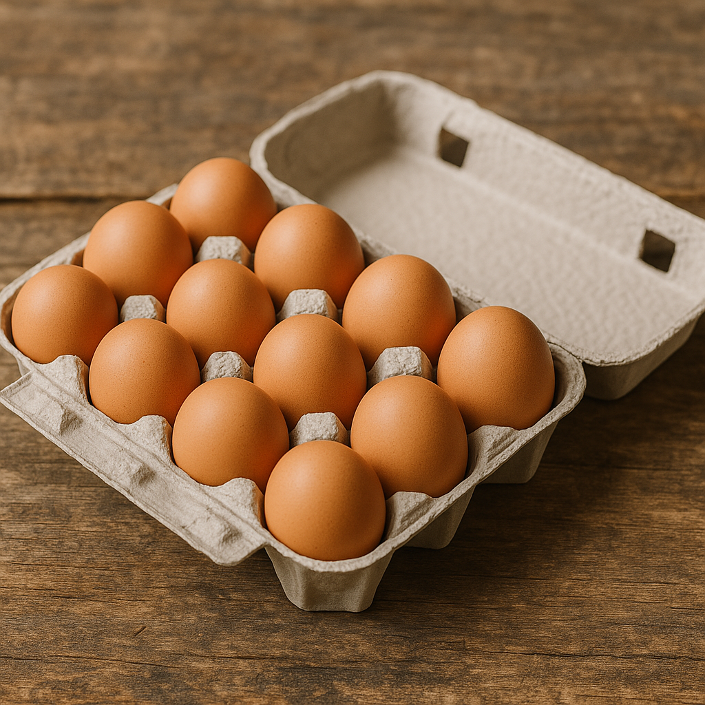 Docena de huevos camperos